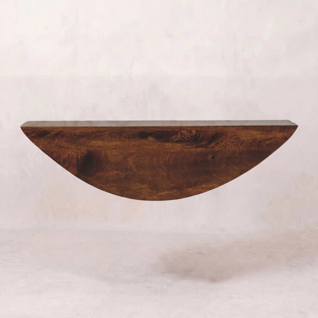 Crescent Floating Wall Shelf