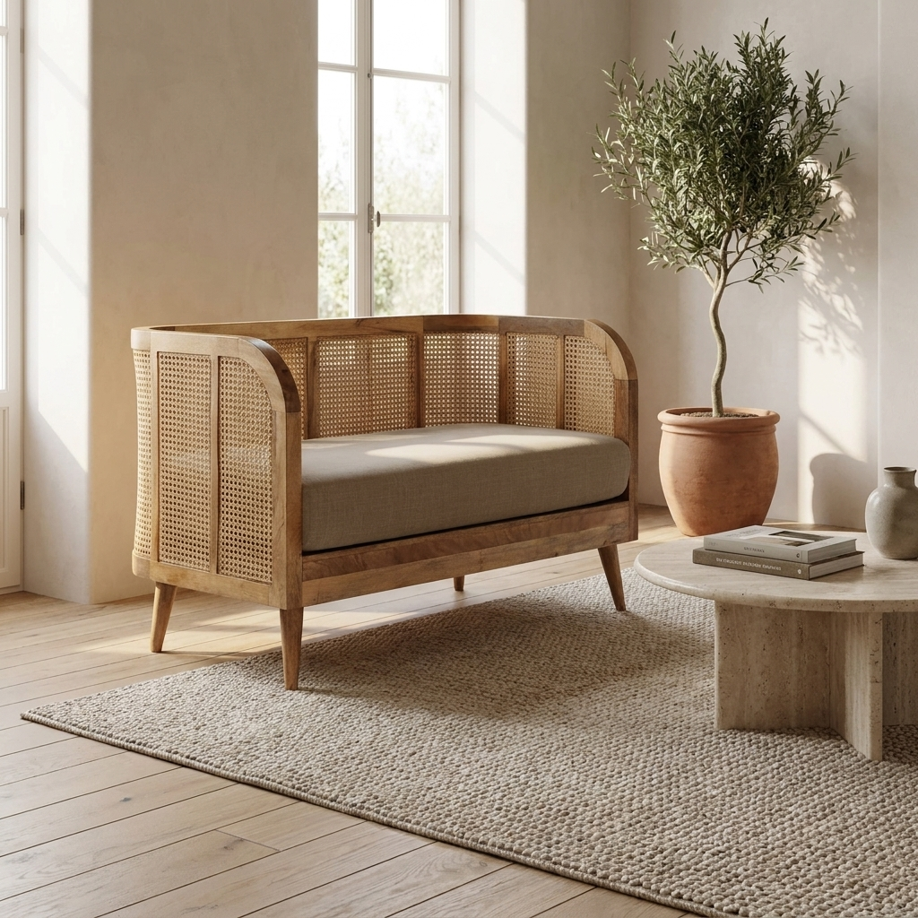 Larissa Mud Linen Sofa