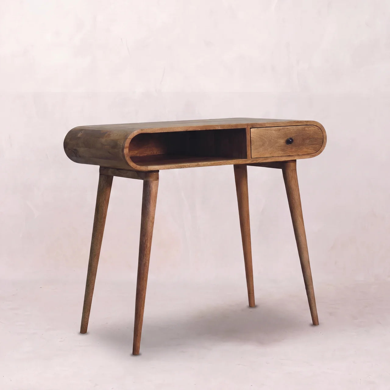 Curved Chestnut Writing Desk