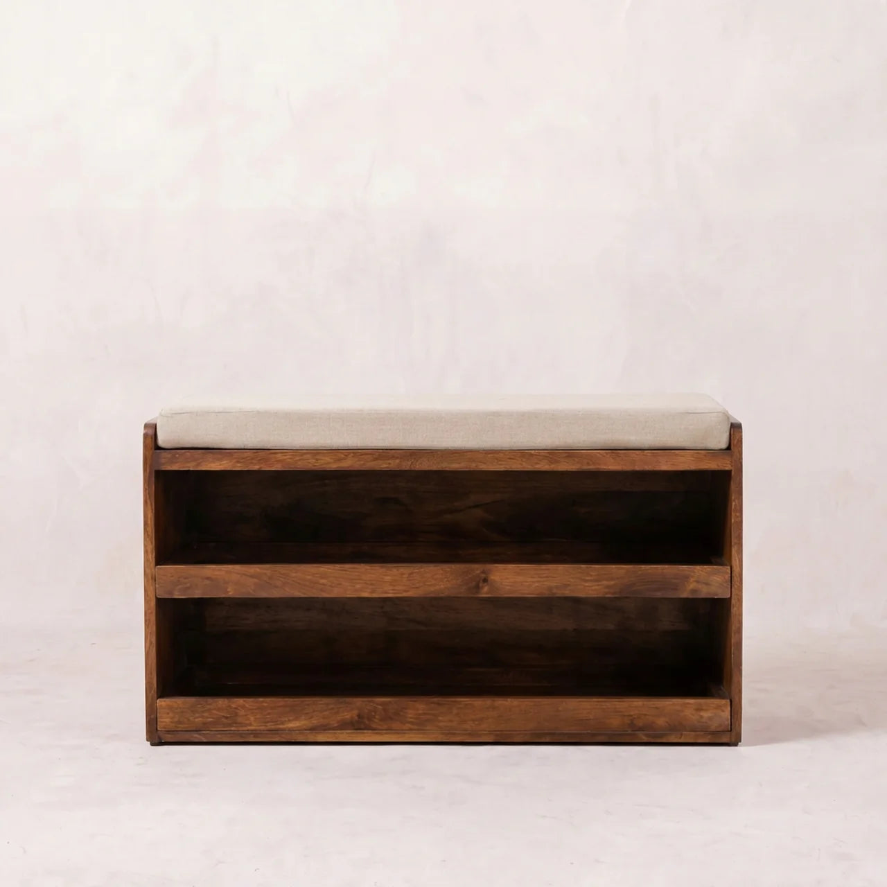 Mud Linen Shoe Bench