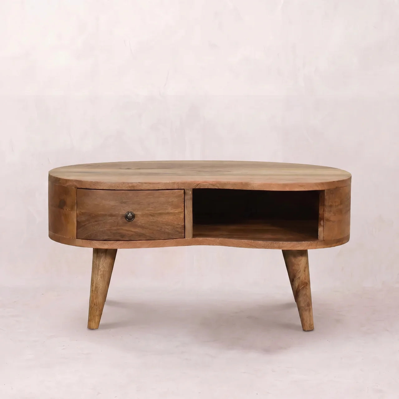Mini Oak-ish Wave Coffee Table