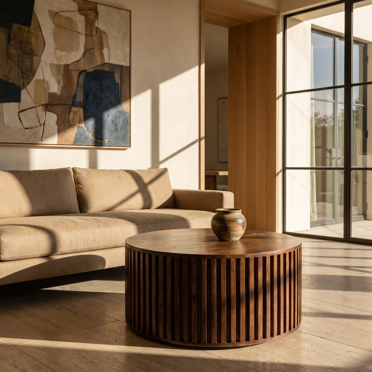 Orion Slatted Coffee Table