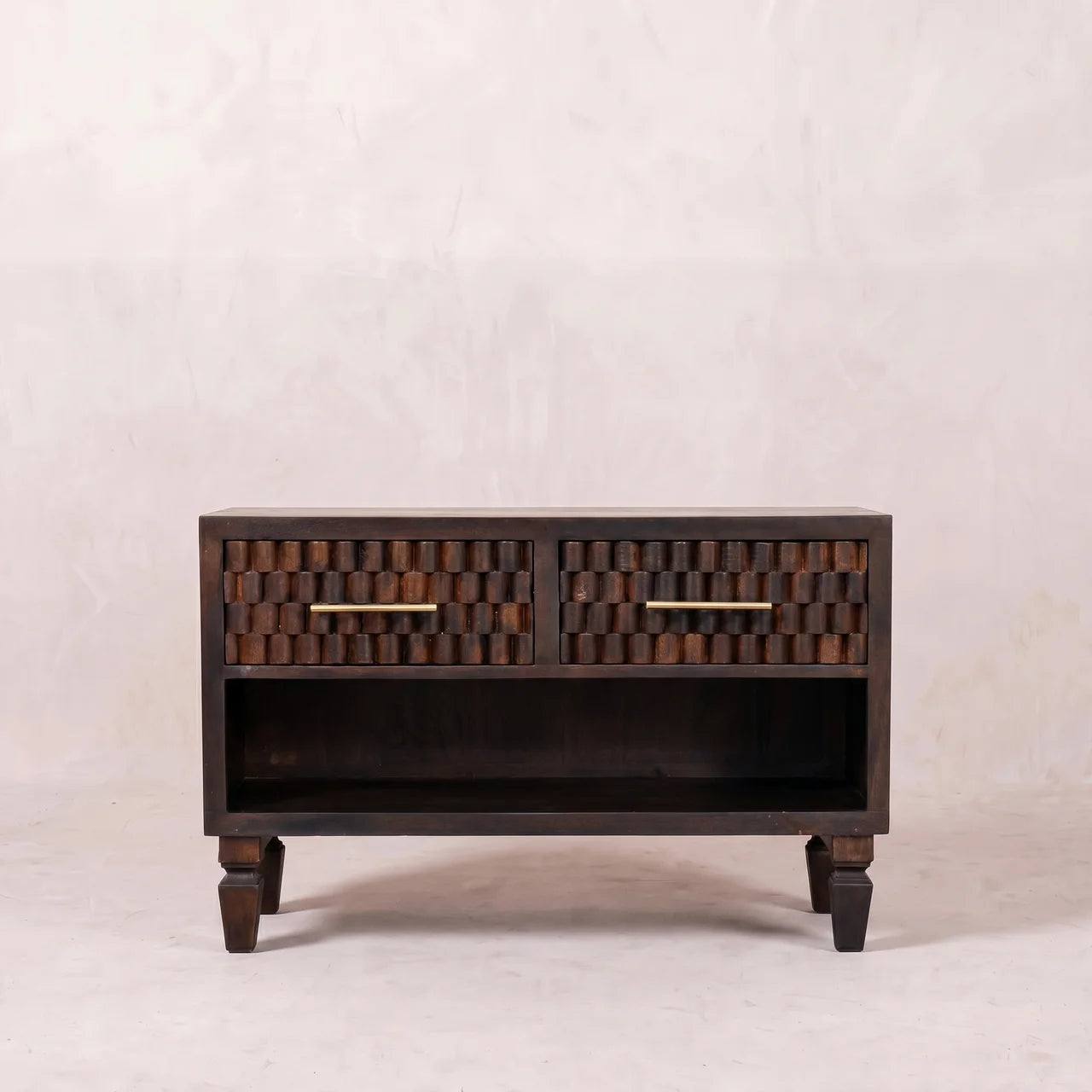 Cadiz Carved Shoe Storage Bench