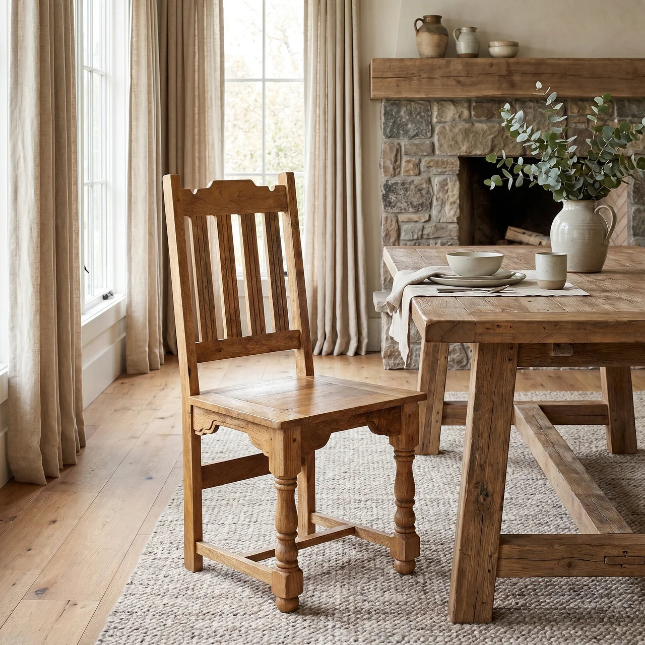 Granary Turned Dining Chair Set of 2