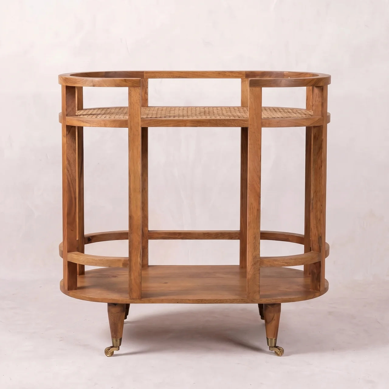 Saffron Rattan Butler Table