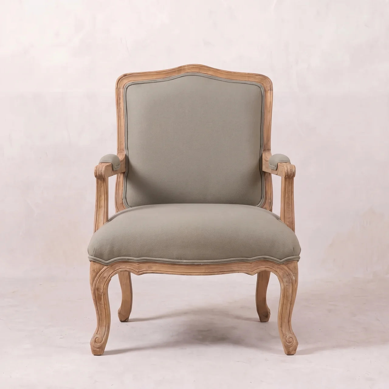 French Style Upholstered Armchair