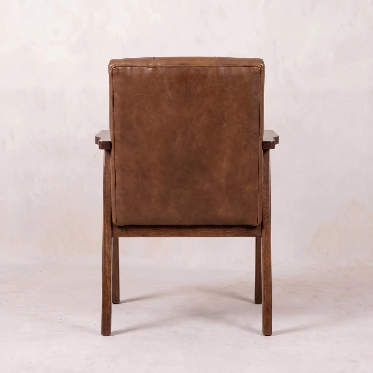 Brown Buffalo Leather Chair