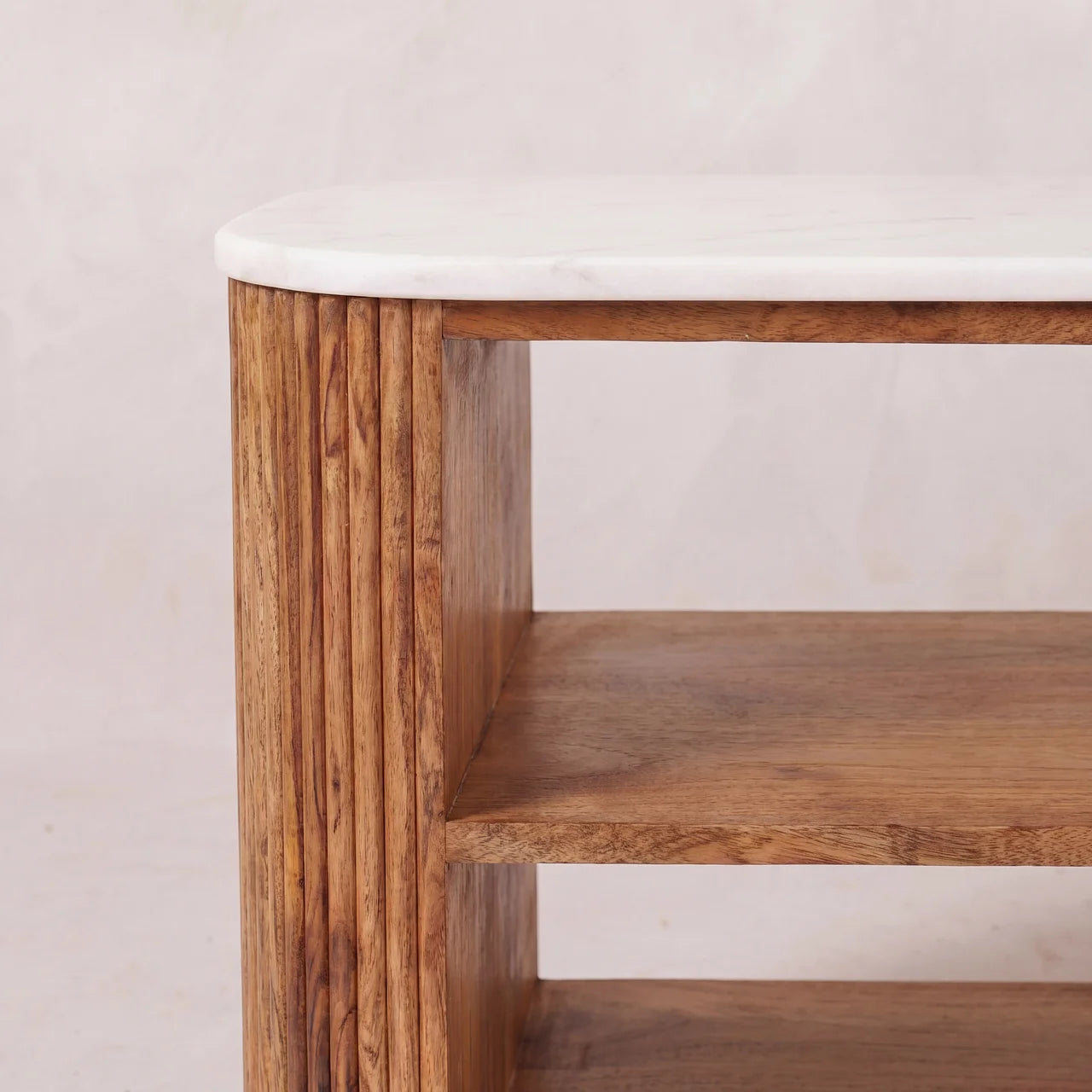 Beaumont Marble Shoe Bench
