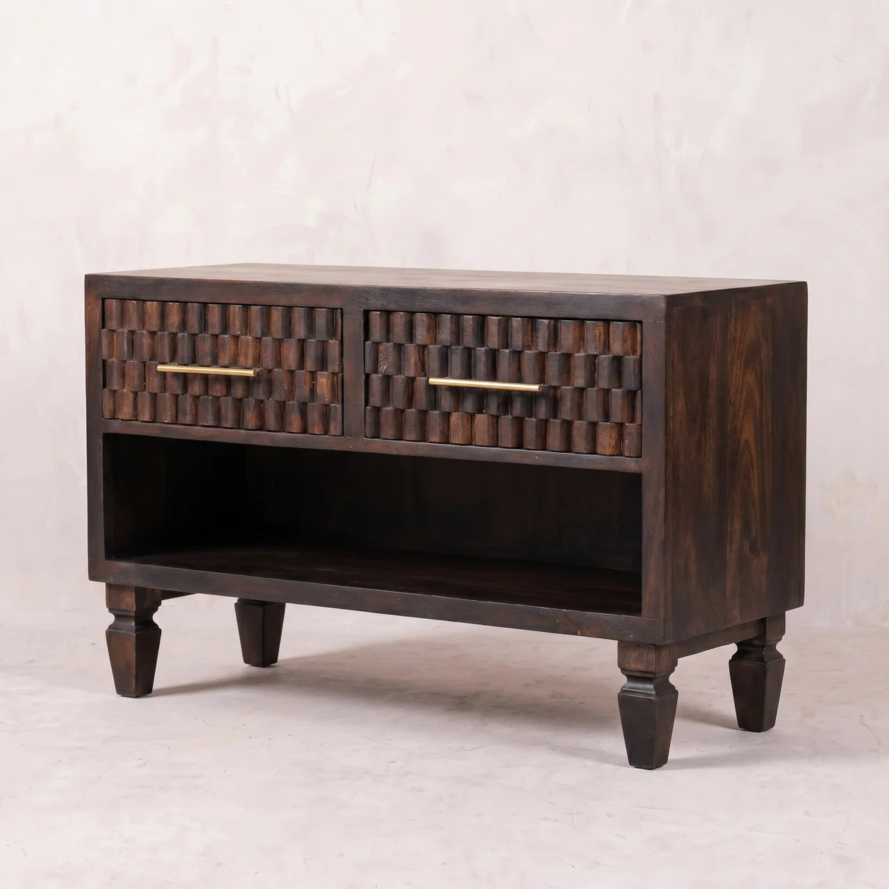 Cadiz Carved Shoe Storage Bench