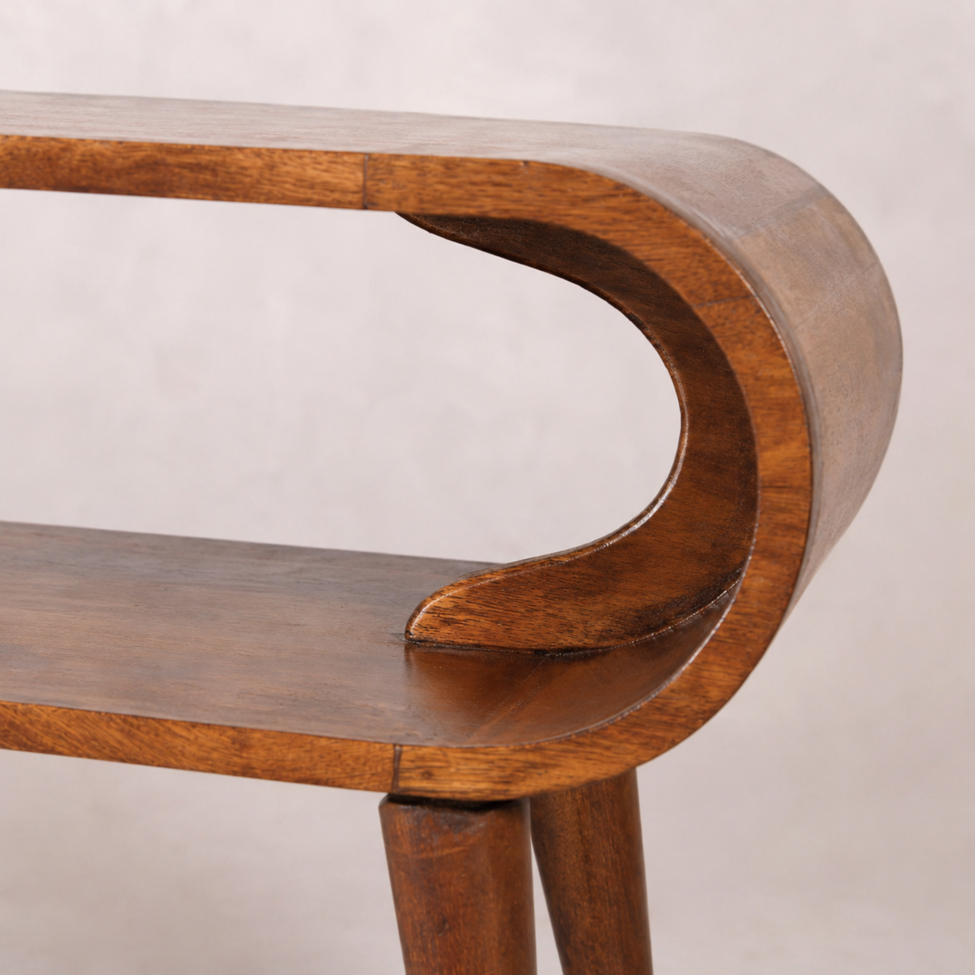Amaya Solid Mango Wood Coffee Table in Chestnut Finish