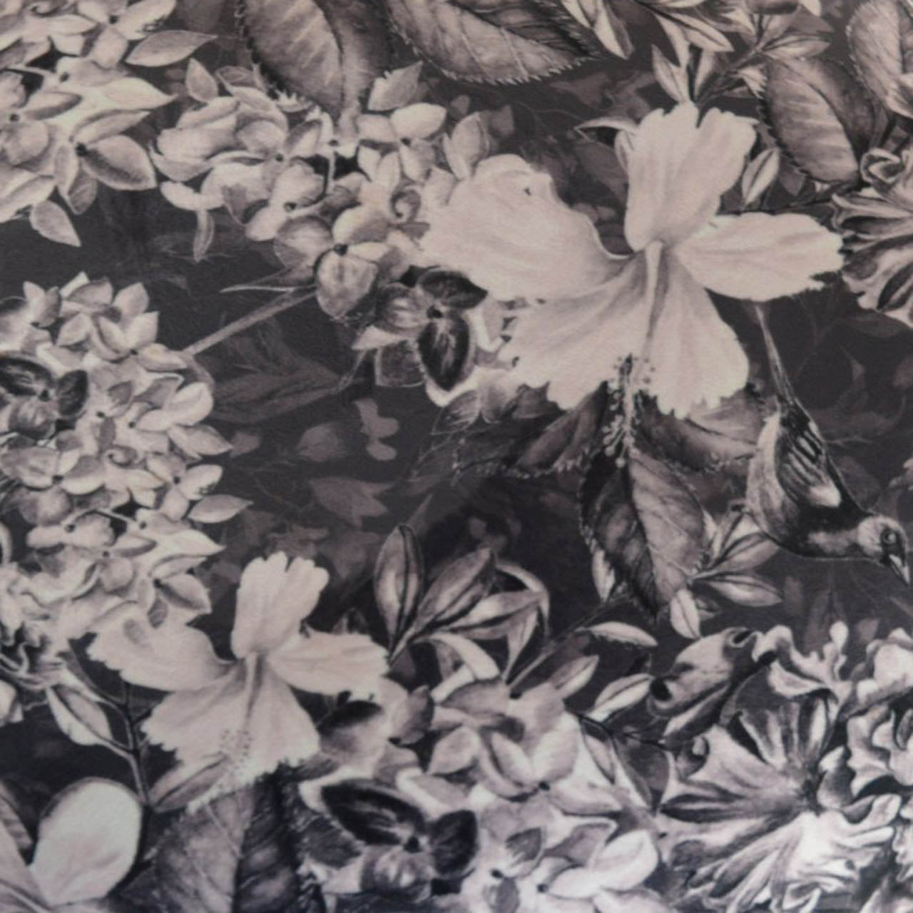 Velvet With Floral Print