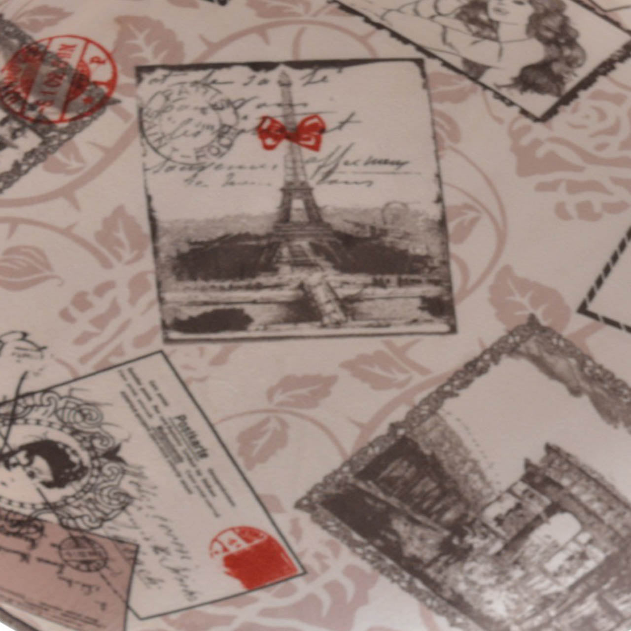 Velvet With Post Card Print