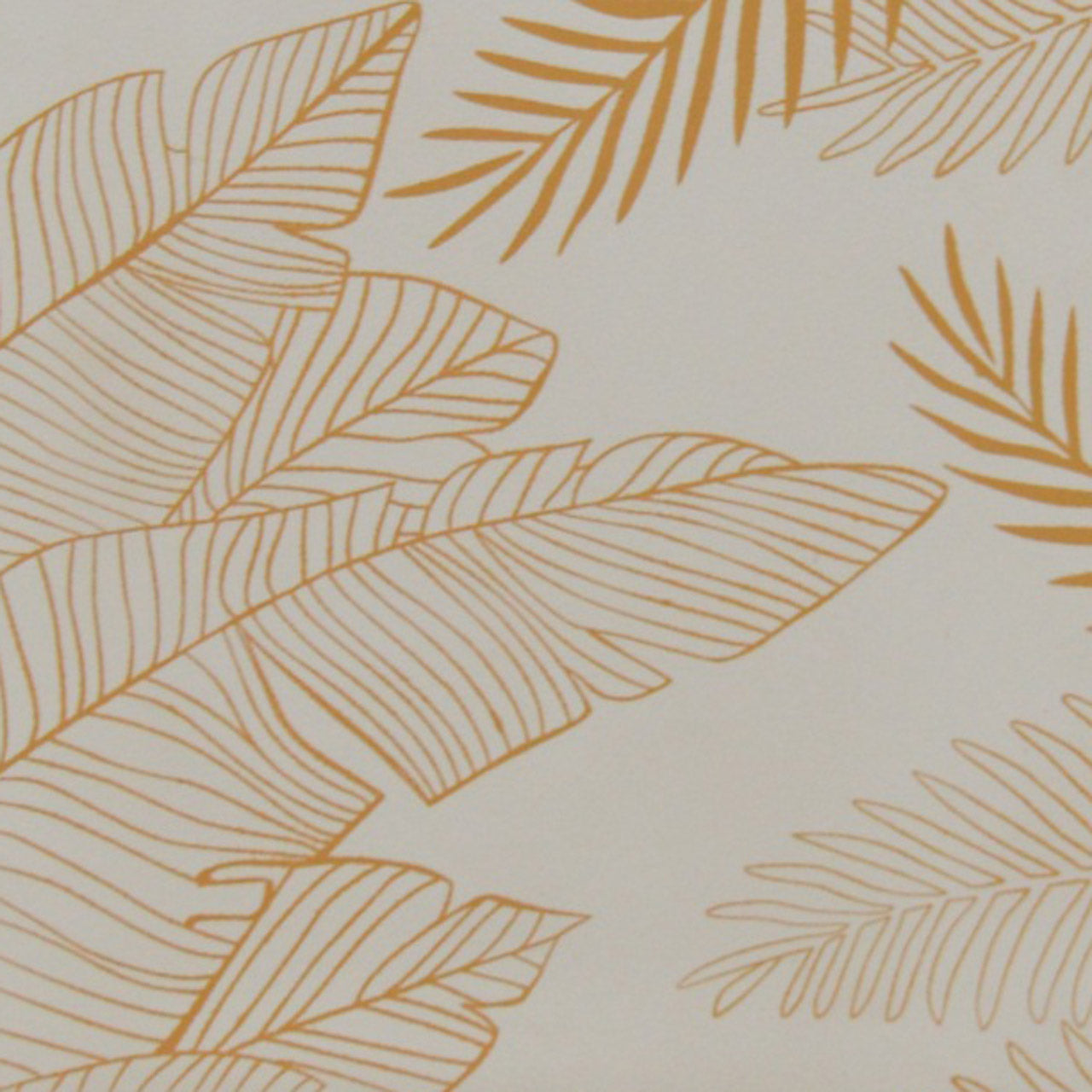 Golden Leaf Screen Print