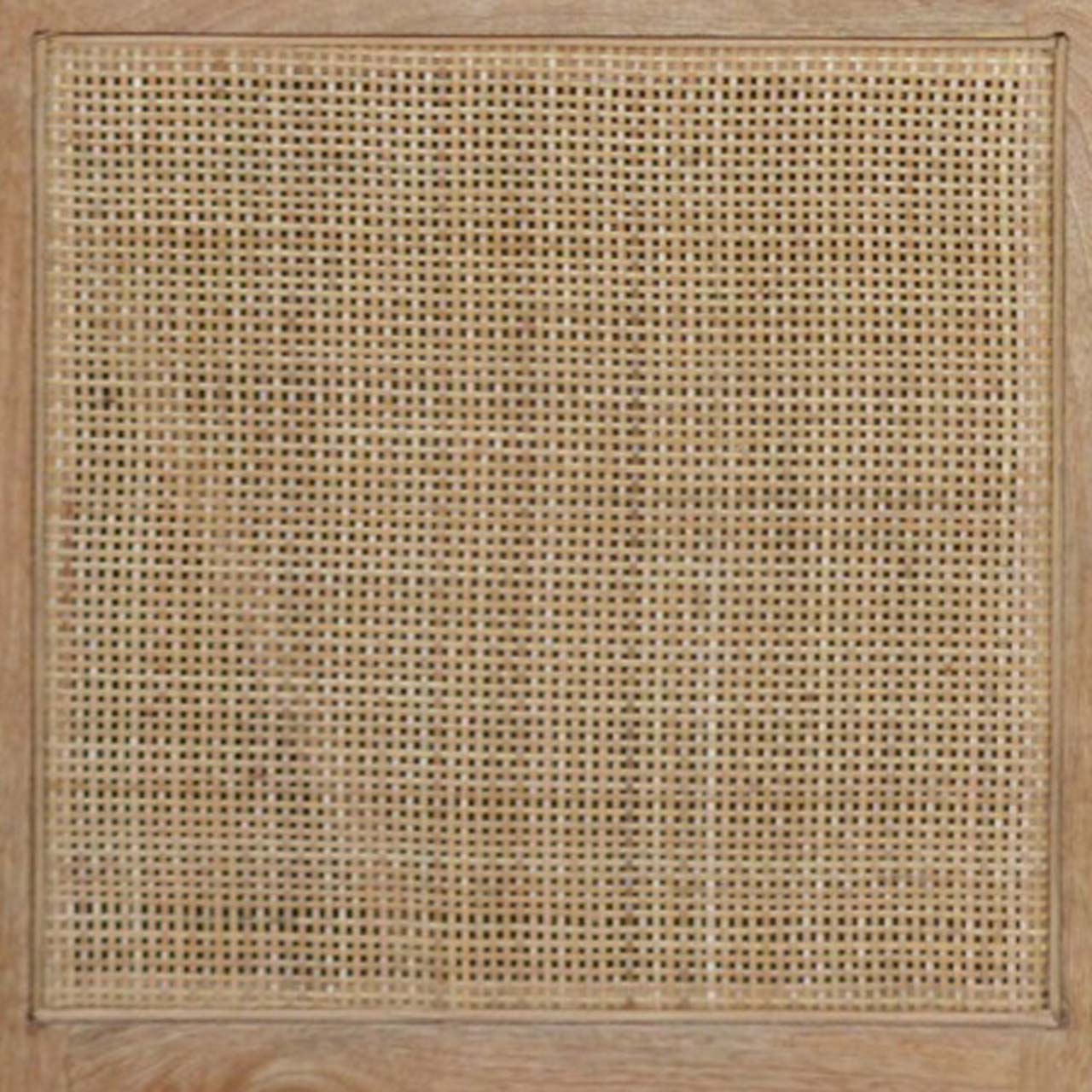 Netting Pattern Rattan Work Frame
