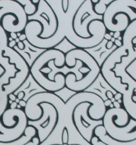 Carving Pattern Screen Print
