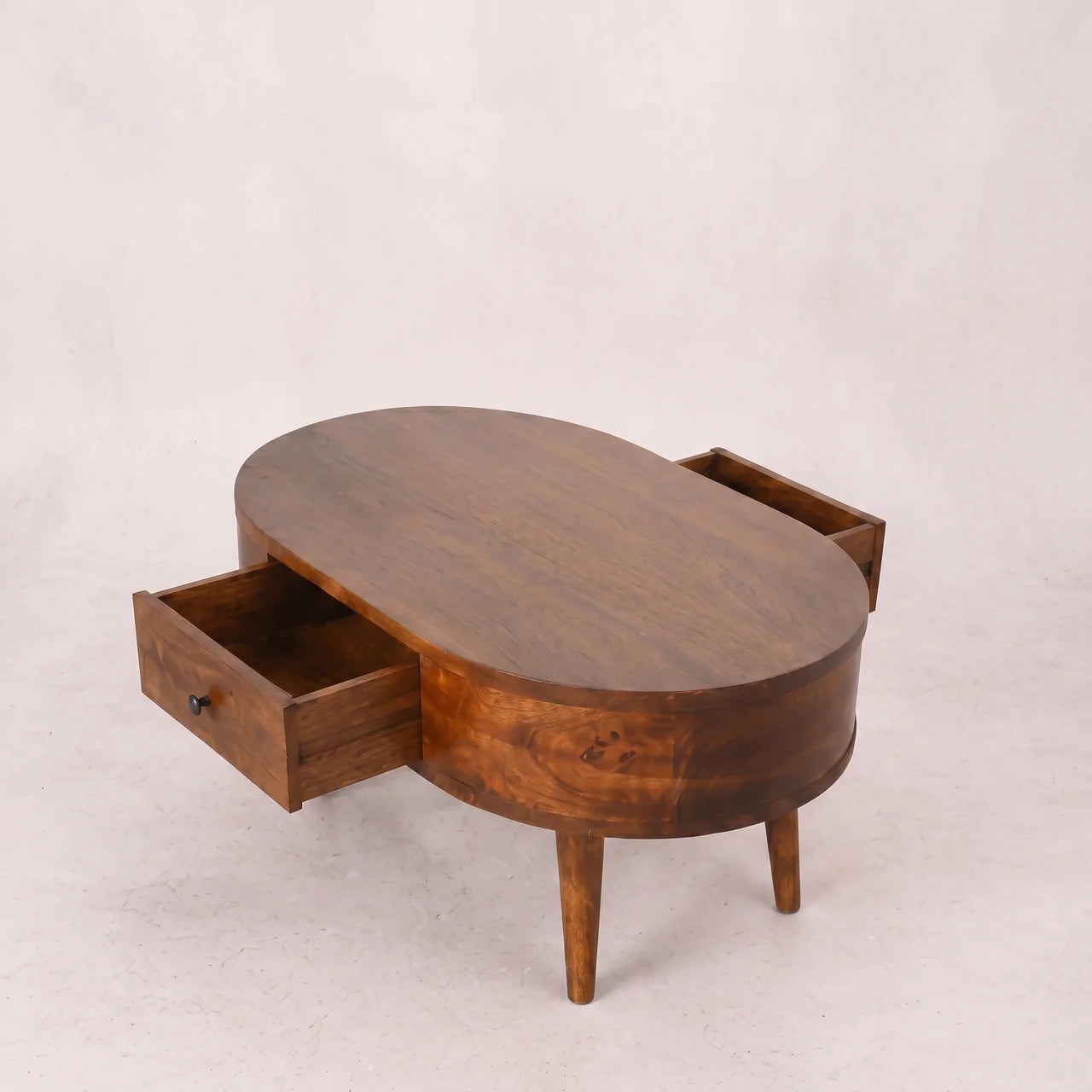 Chestnut Rounded Coffee Table