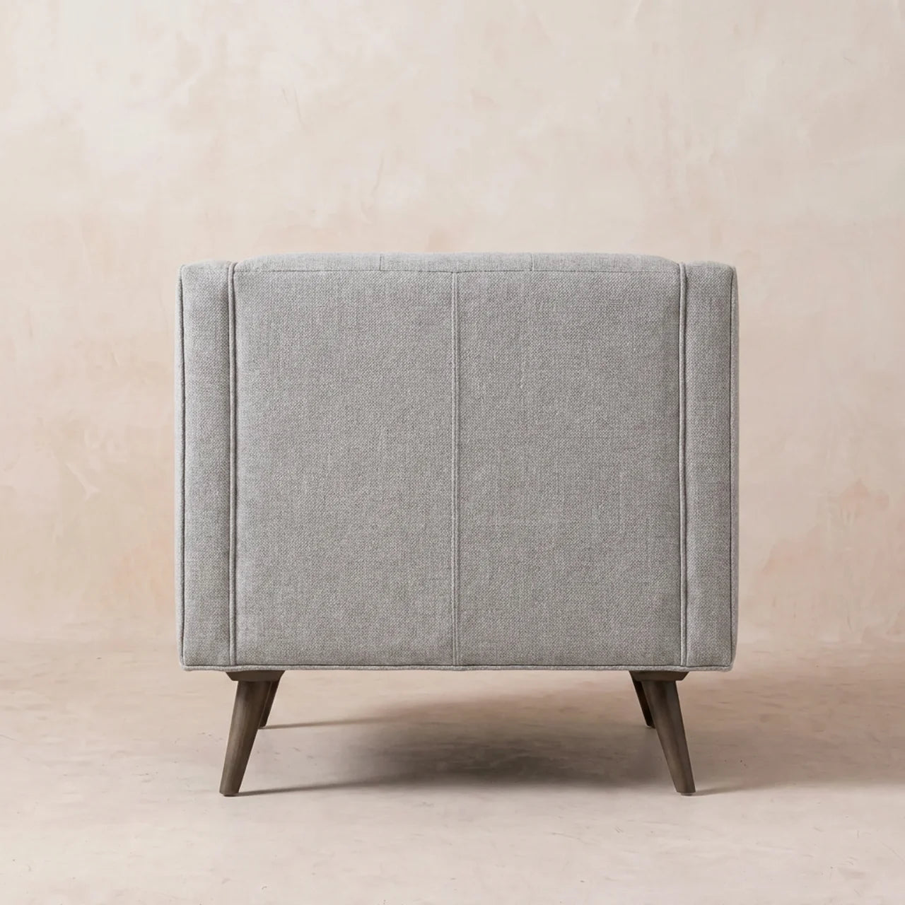 Grey Tweed Armchair