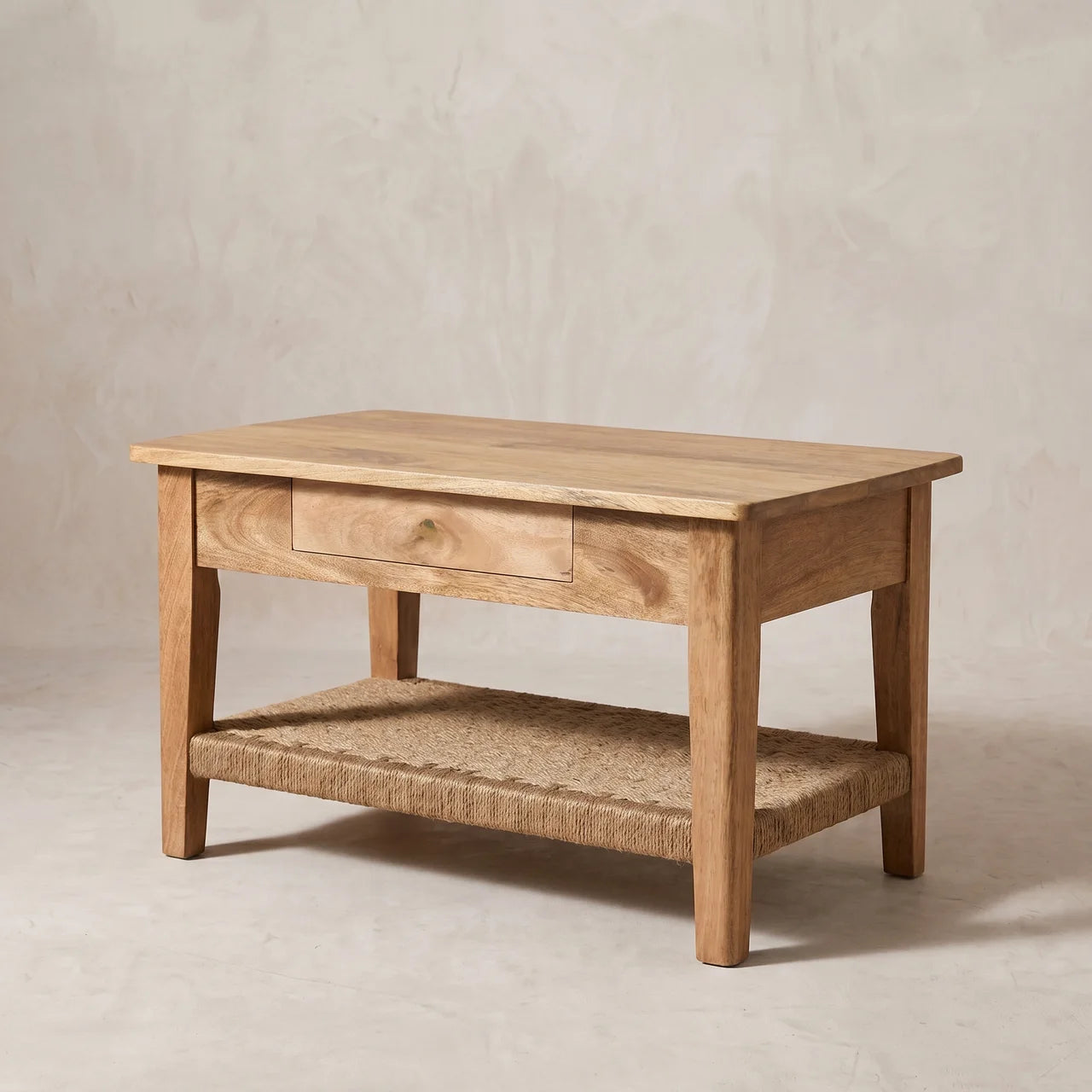 Rope 2 Drawers Coffee Table