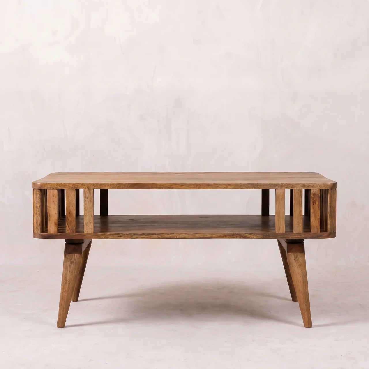 Slatted Oak-ish Coffee Table