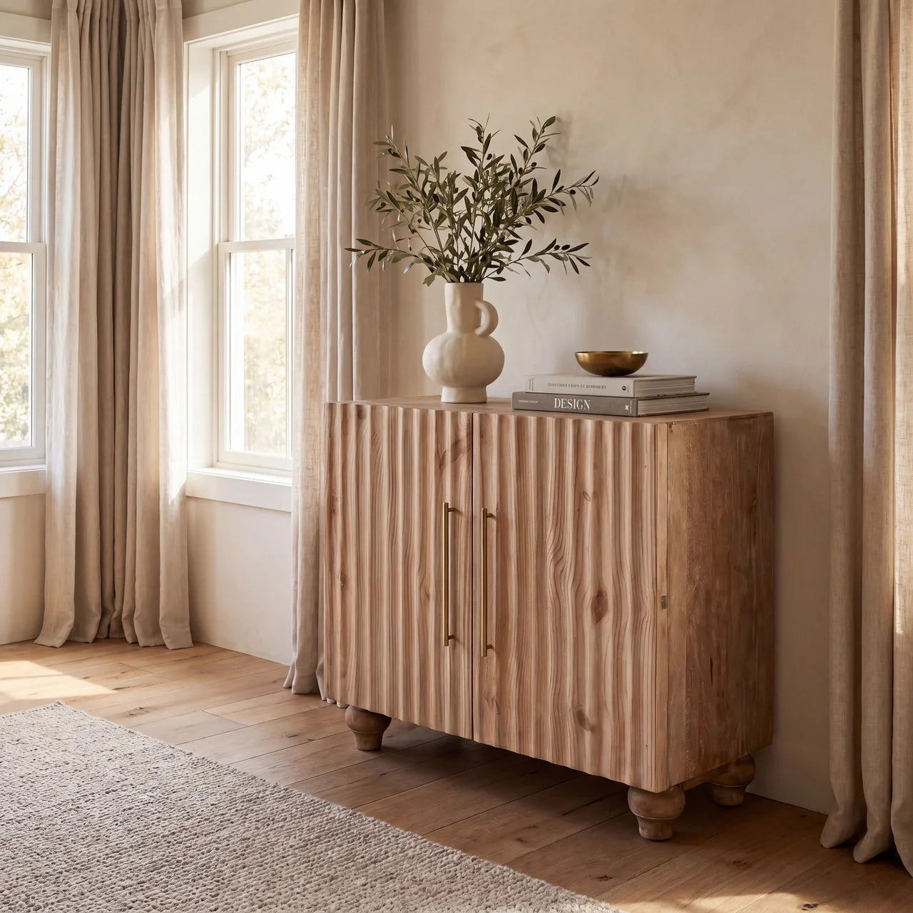Sandgrain Pine & Mango Sideboard