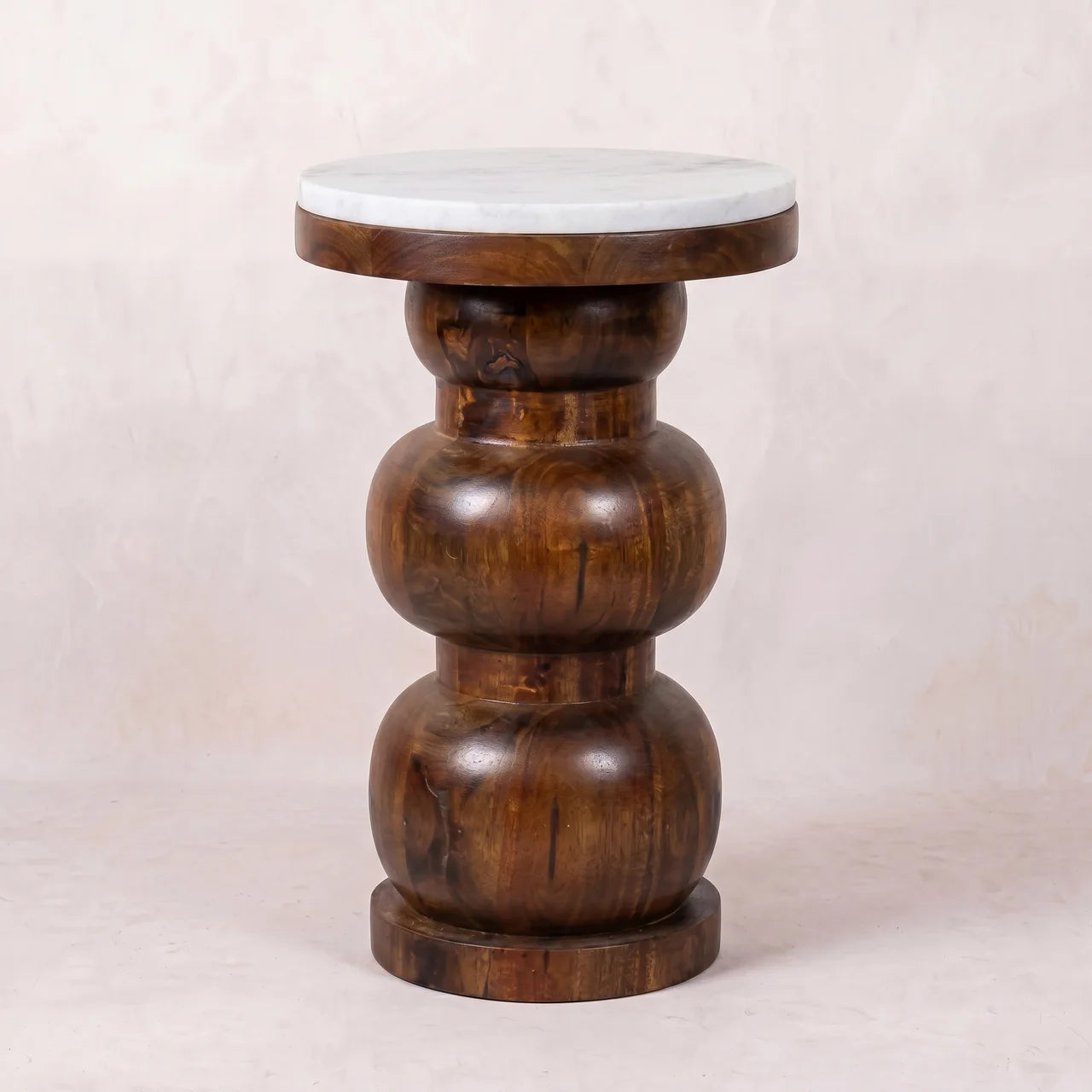 Marble Top Bulla Side Table