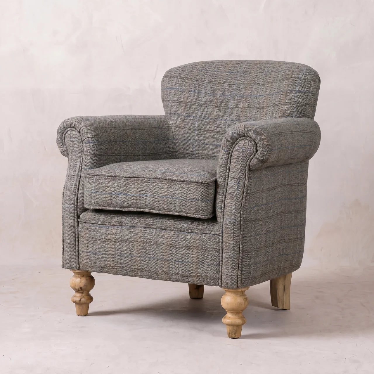 Multi-Tweed Armchair