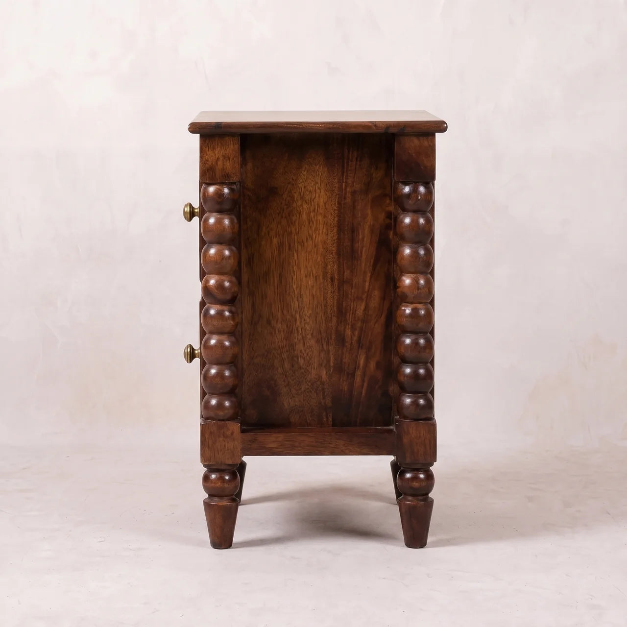 Spindle Winewood Nightstand