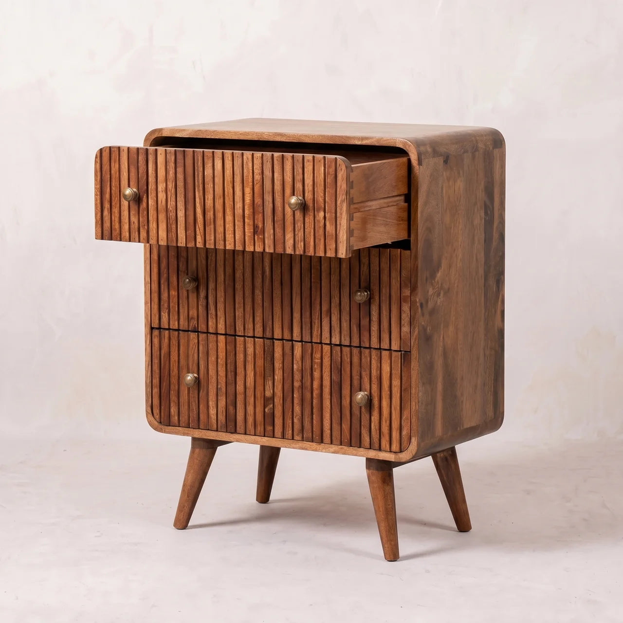 Honey Caramel T-bar Ridged Chest
