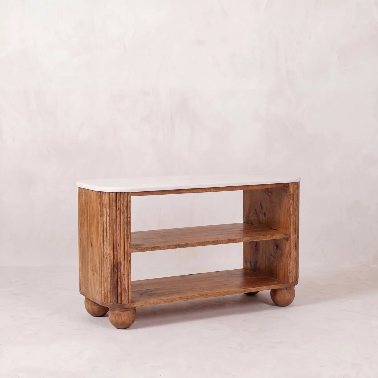 Beaumont Marble Shoe Bench