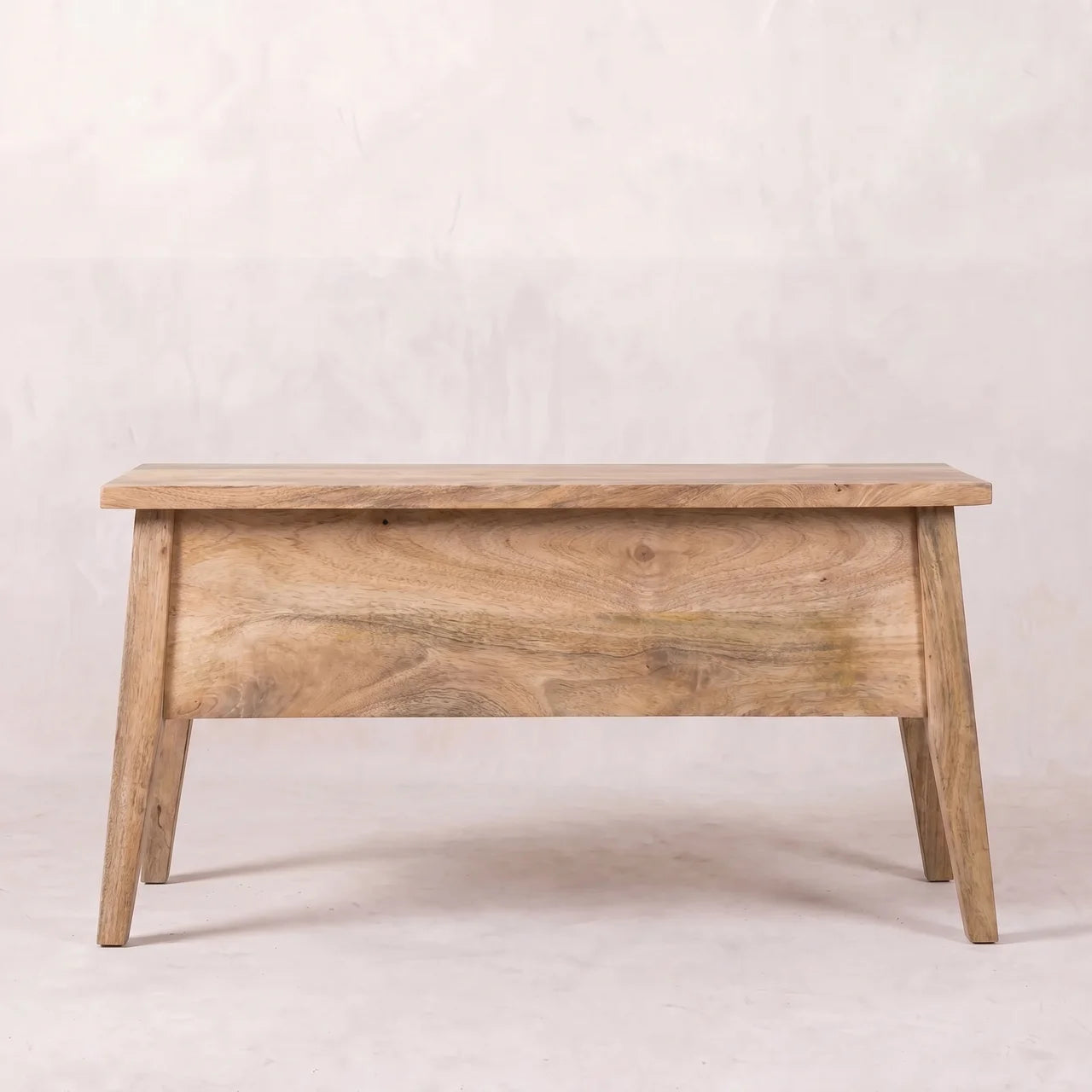 Solid Wood Lid Up Storage Bench