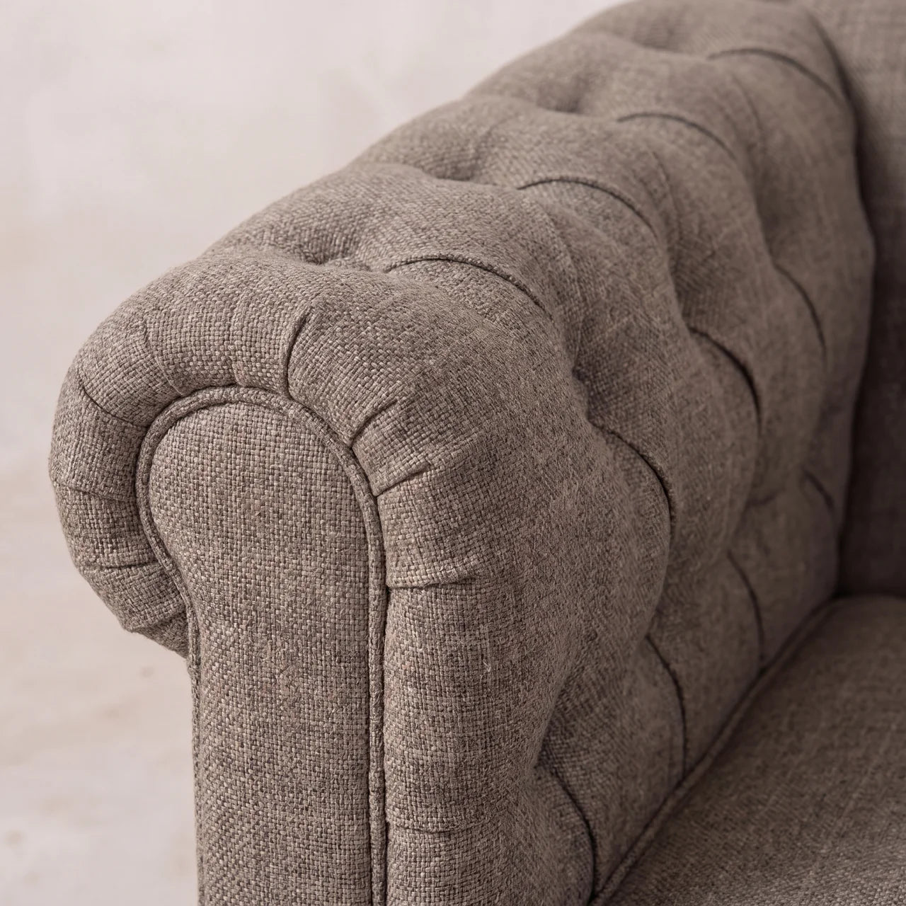 Multi Tweed 2 Seat Chesterfield