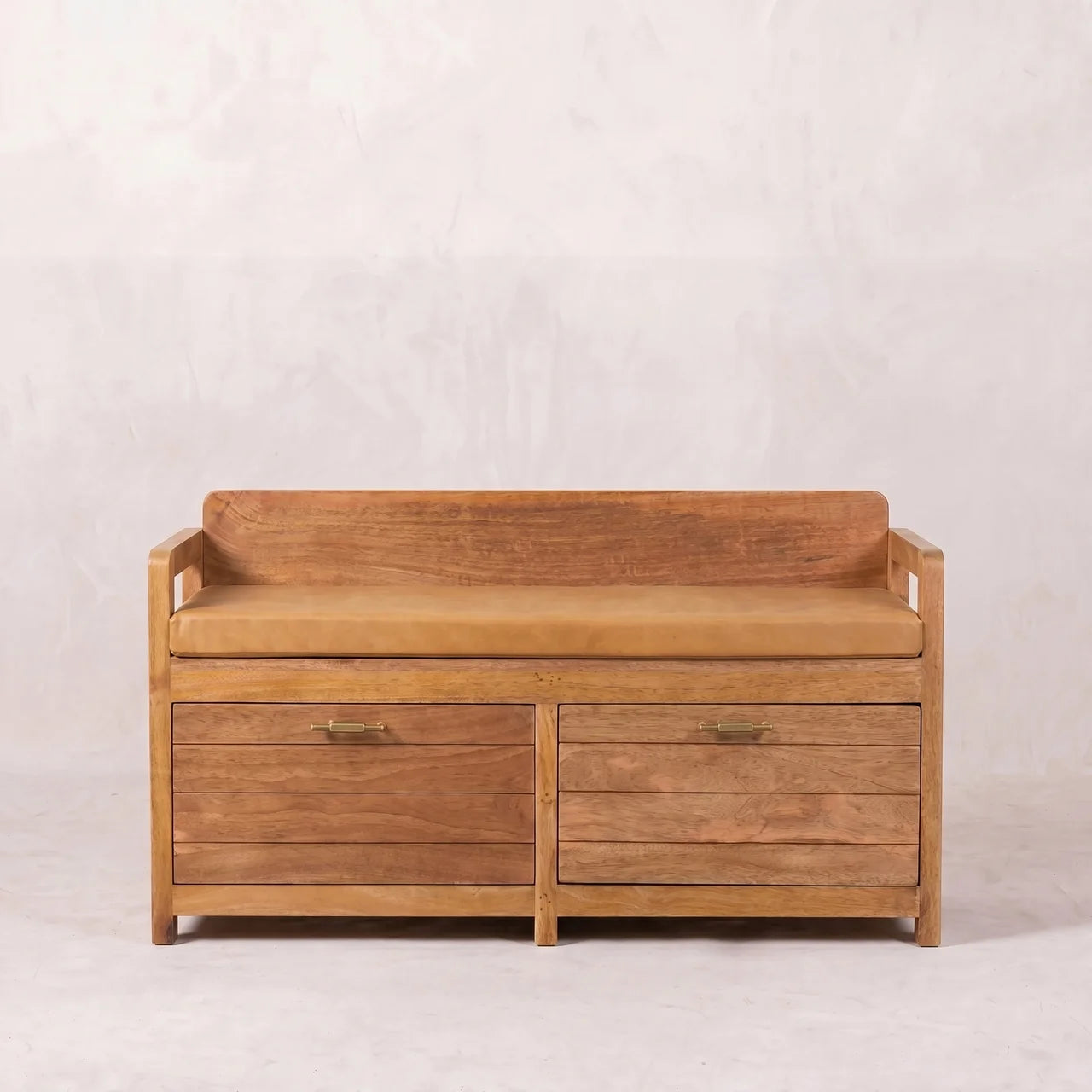 Oxford Oak-ish 2 Drawer Storage Bench
