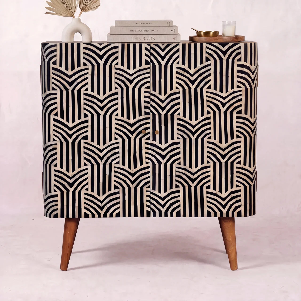 Edessa Bone Inlay Cabinet