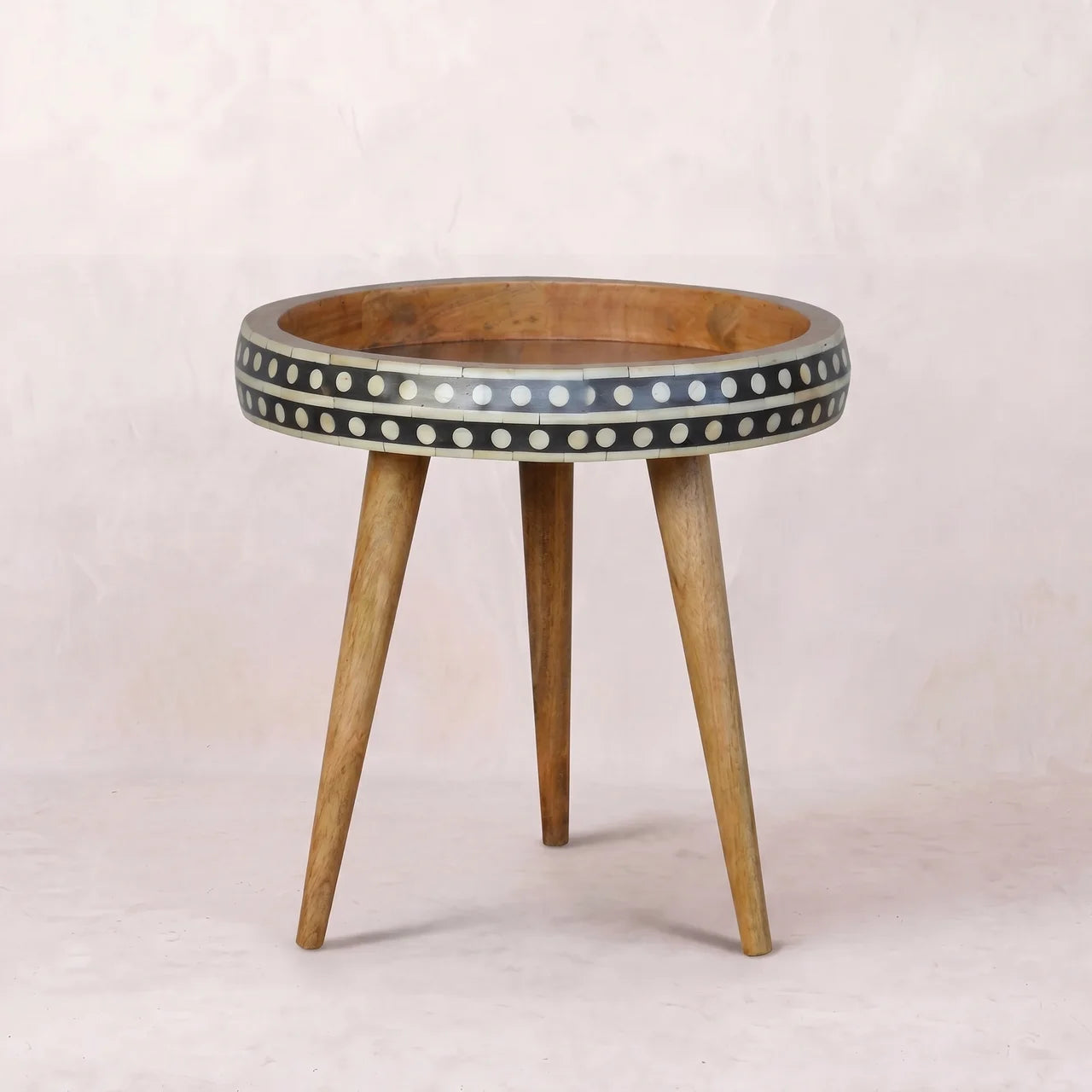 Small Dotted End Table