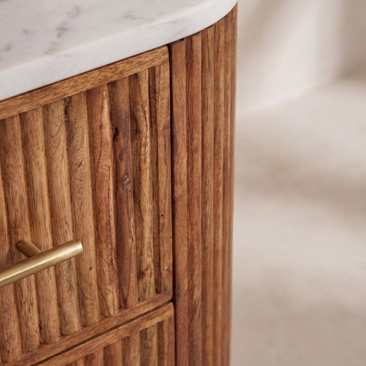 Aurora Marble Bedside
