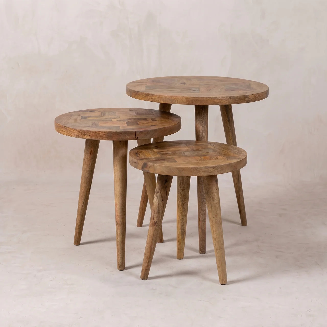 Patchwork Nesting Stools