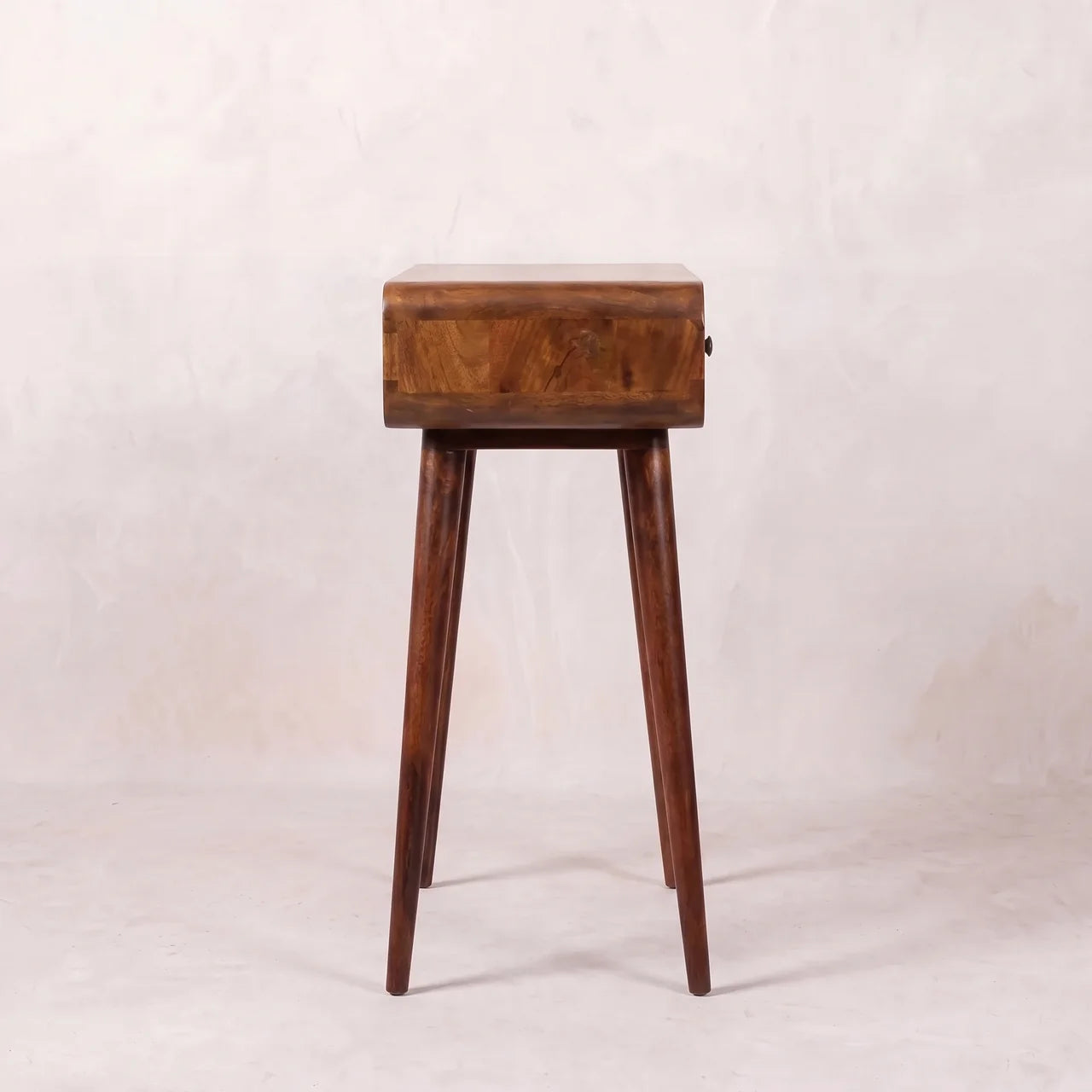 Chestnut Curved Hallway Table