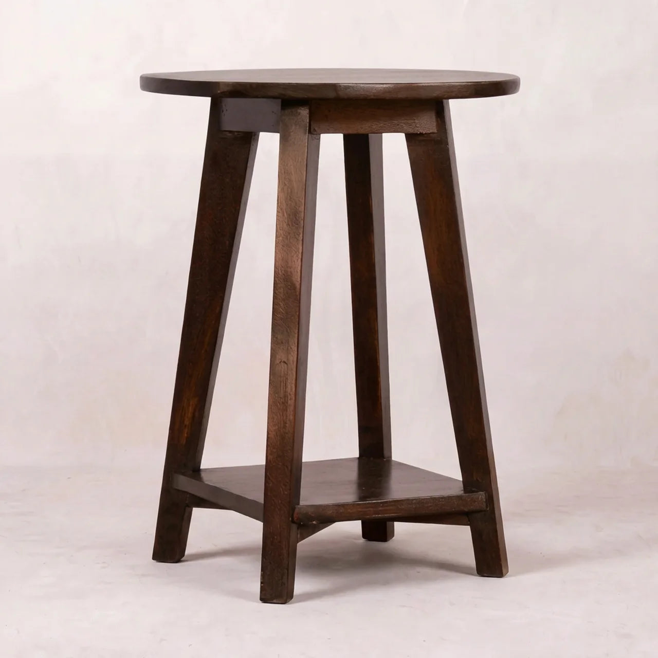 Walnut Undercarriage Bar Stool