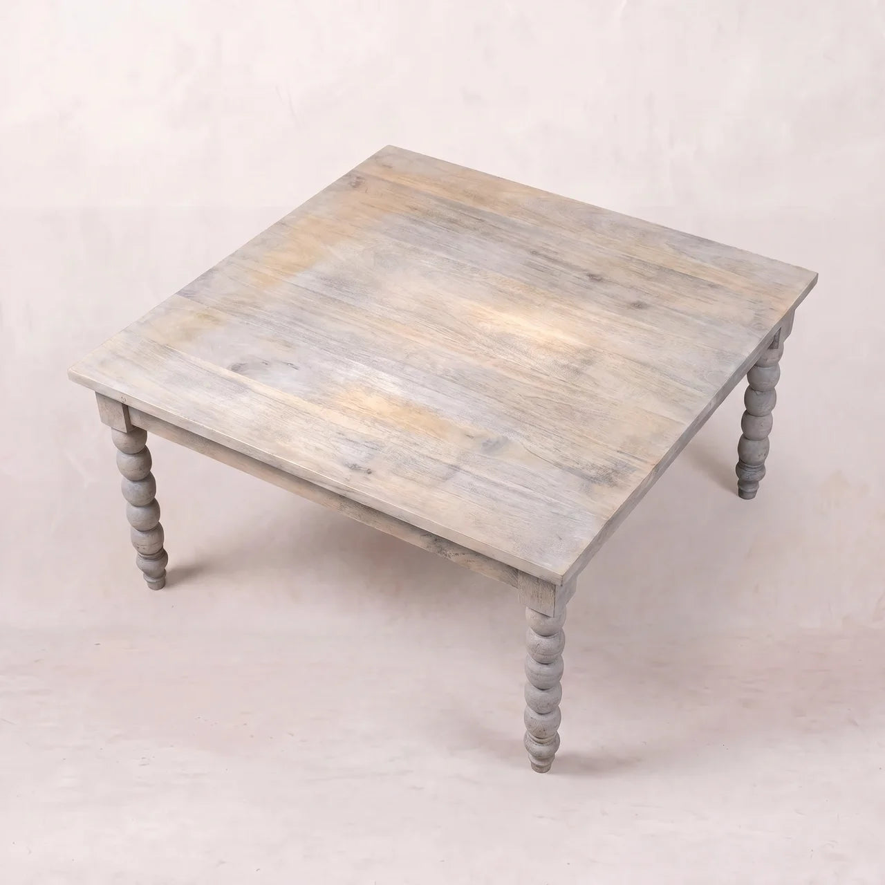 Spindle Acid Wash Coffee Table