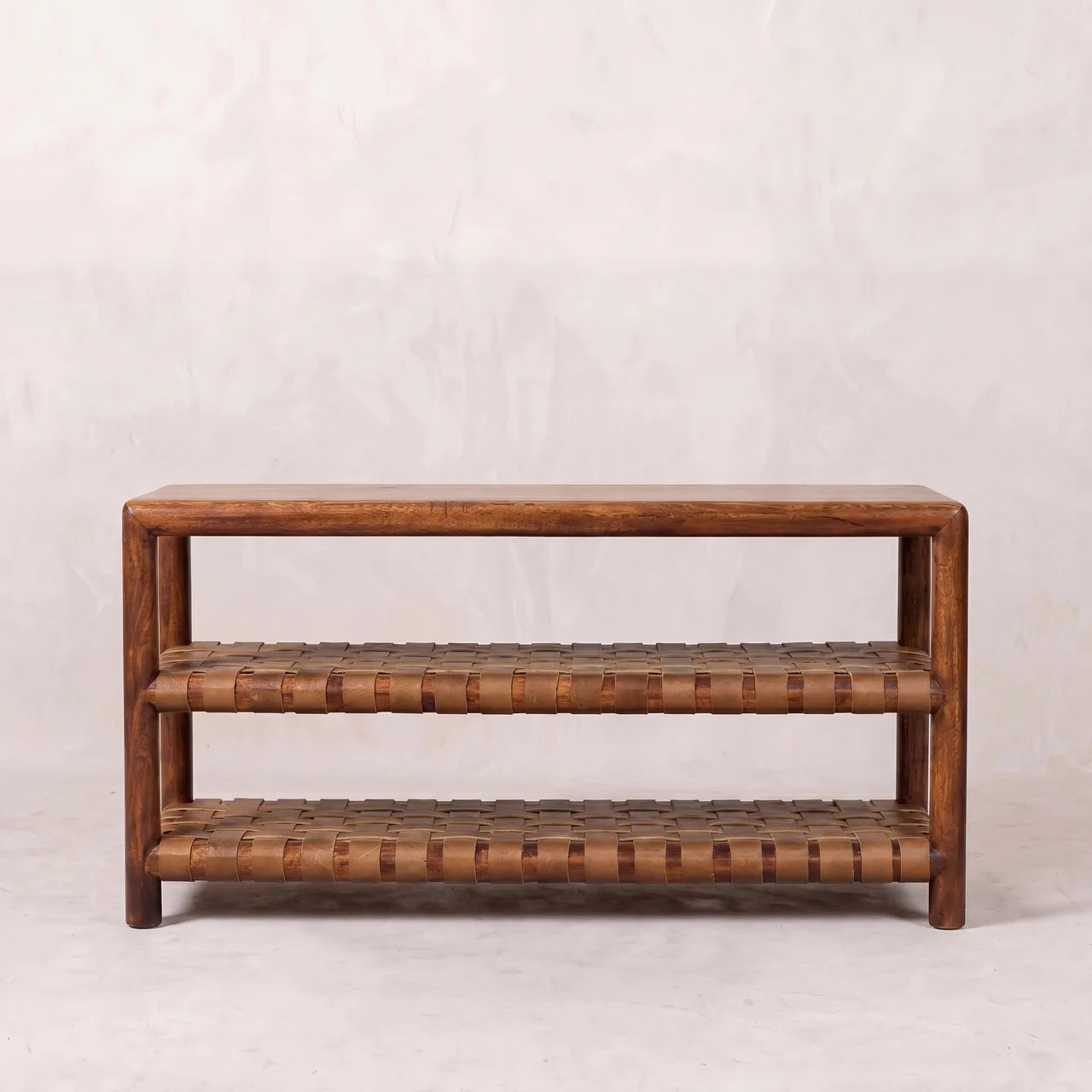 Regency Woven Chestnut 2 slot Shoe Rack