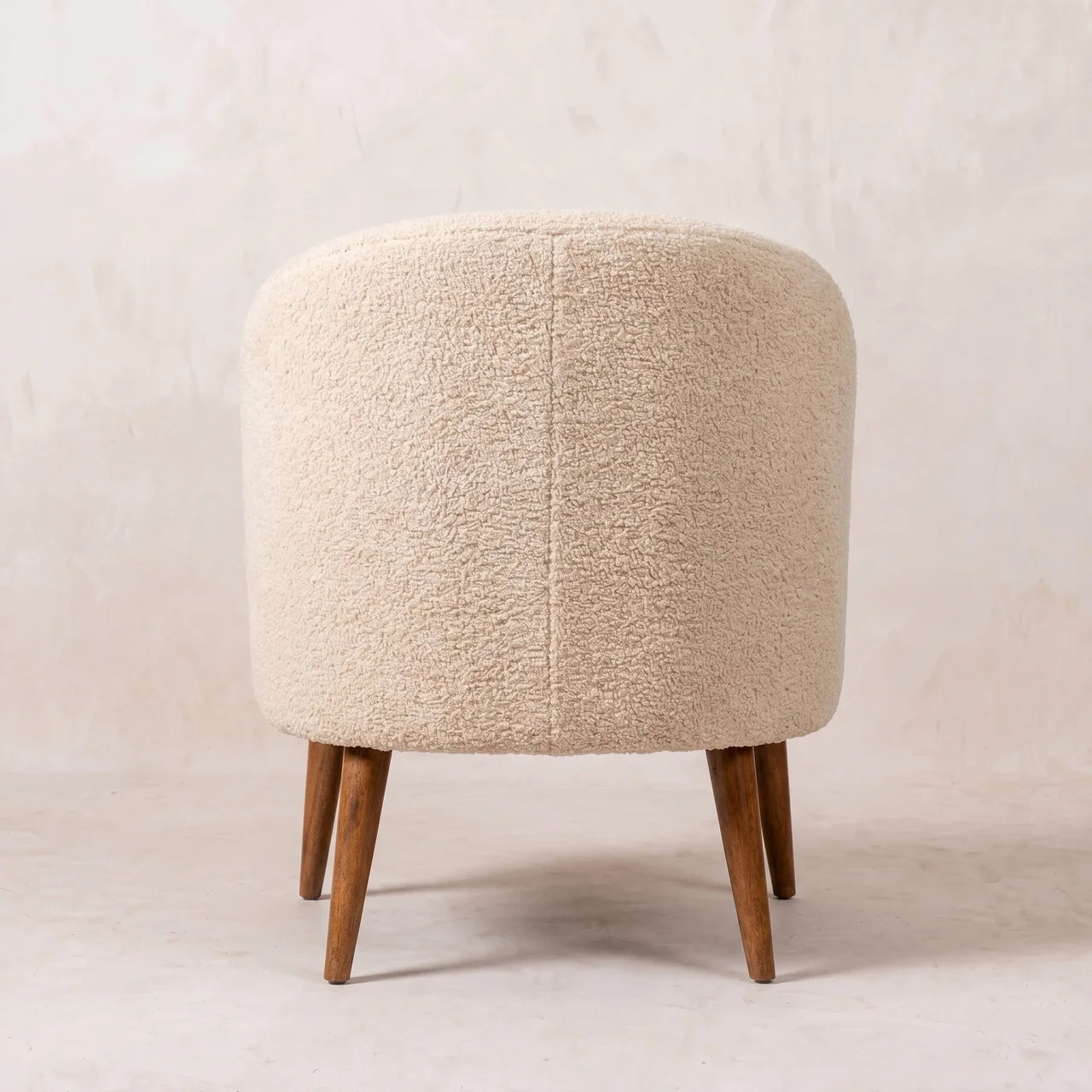 Cream Boucle Tub Chair